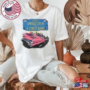 Bruce Springsteen T-Shirt  1980S Born In The Usa Tour   Unisex